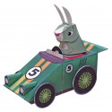 โมเดลกระดาษ กระต่ายนักซิ่ง Animal Racing 05