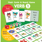  บัตรคำและเกมกระดาน ชุดกริยา 1 (Flash Cards & Board Game VERB 1)